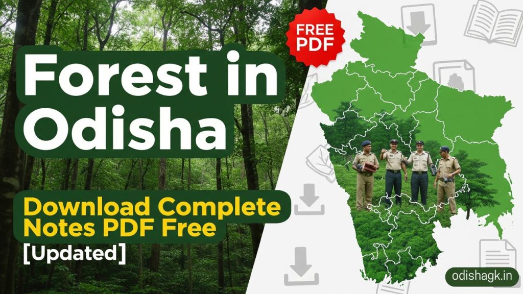Forest in Odisha  Download Odisha Forest Complete Notes pdf Free [Update ]