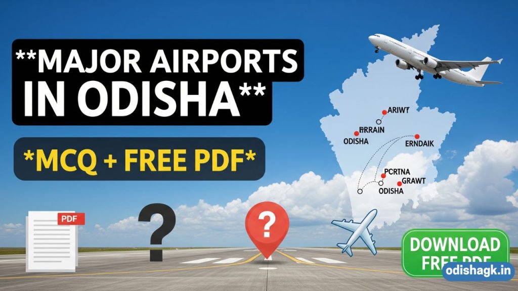 List of Major Airports in Odisha, MCQ With Free PDF