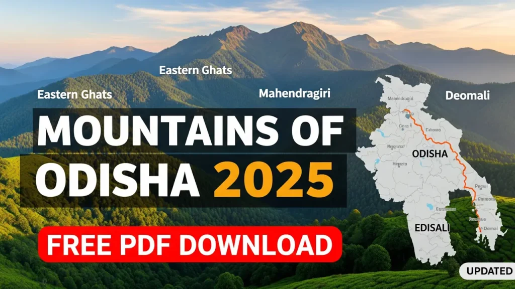 List of mountains in Odisha