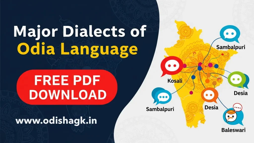 Major Dialects of Odia Language Free PDF download