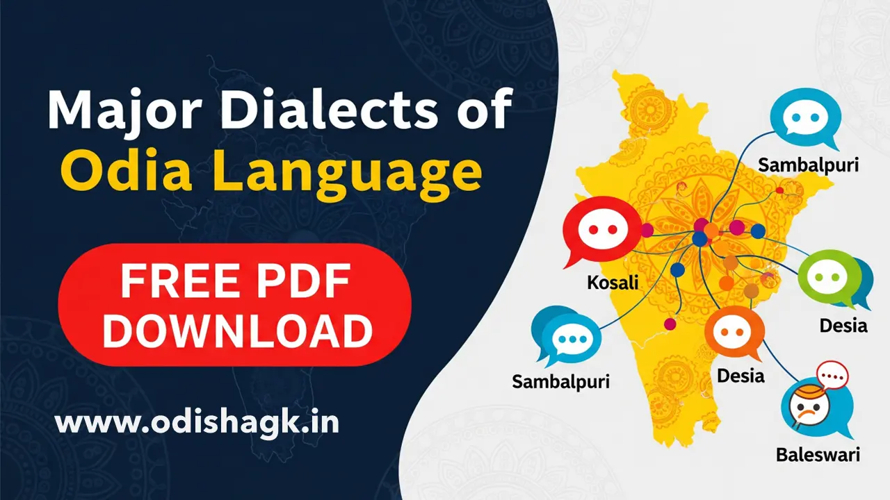Major Dialects of Odia Language Free PDF download