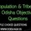 Population and Tribes of Odisha Objective Questions- download free pdf